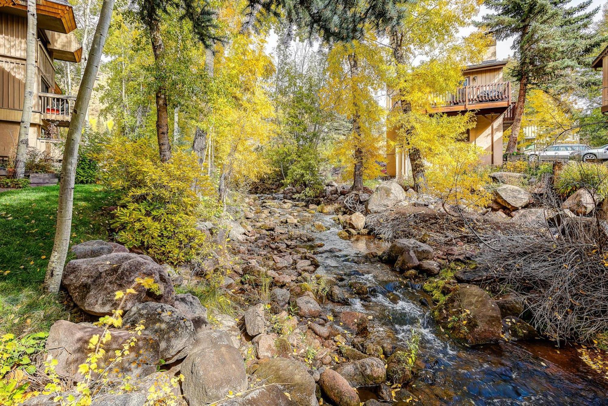 Peaceful Creek View From The Deck! Walk To Shuttle Villa Vail Eksteriør bilde